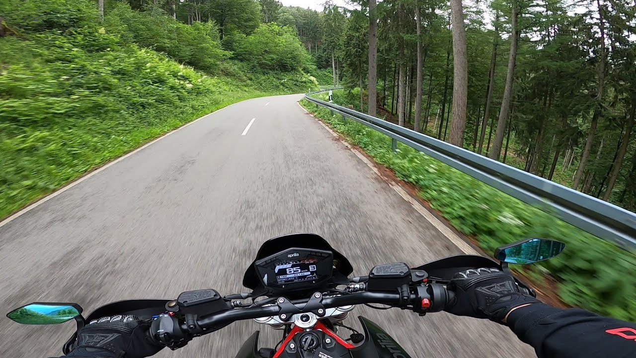 Meine Lieblingsstrecke 🏍 | Gersbach #1 | Aprilia Dorsoduro 900