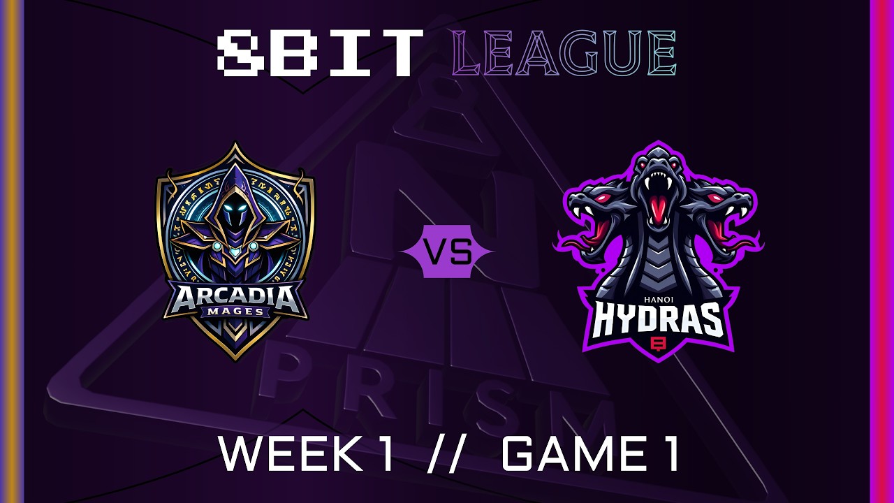 8Bit Prism League | Week 1 Game 1 | Arcadia Mages vs Hanoi Hydras