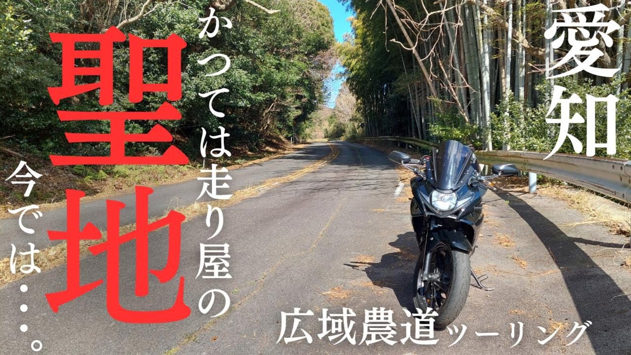 愛知県「広域農道ツーリング」バイクの聖地だった！？幡豆にある農道に走りに行く！