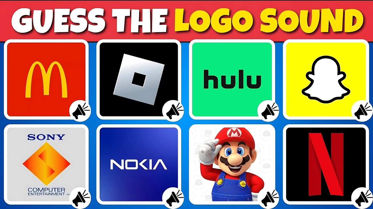 Guess the logo sound 🔥 McDonald's, TikTok, Netflix, Mario | Logo Quiz 2025 🔊