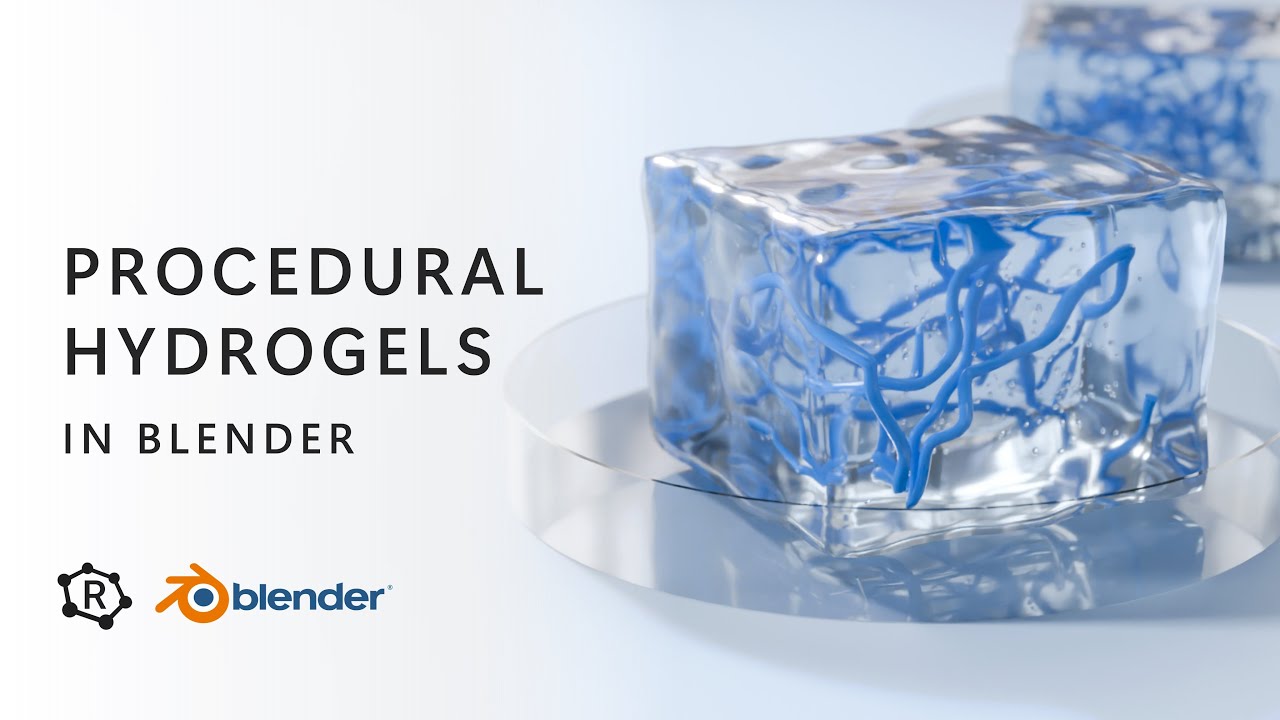 Procedural hydrogels in Blender