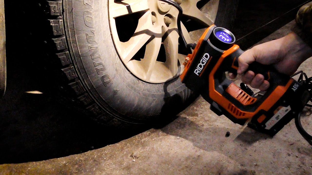 18В гибридный компрессор Ridgid (AEG) R87044.