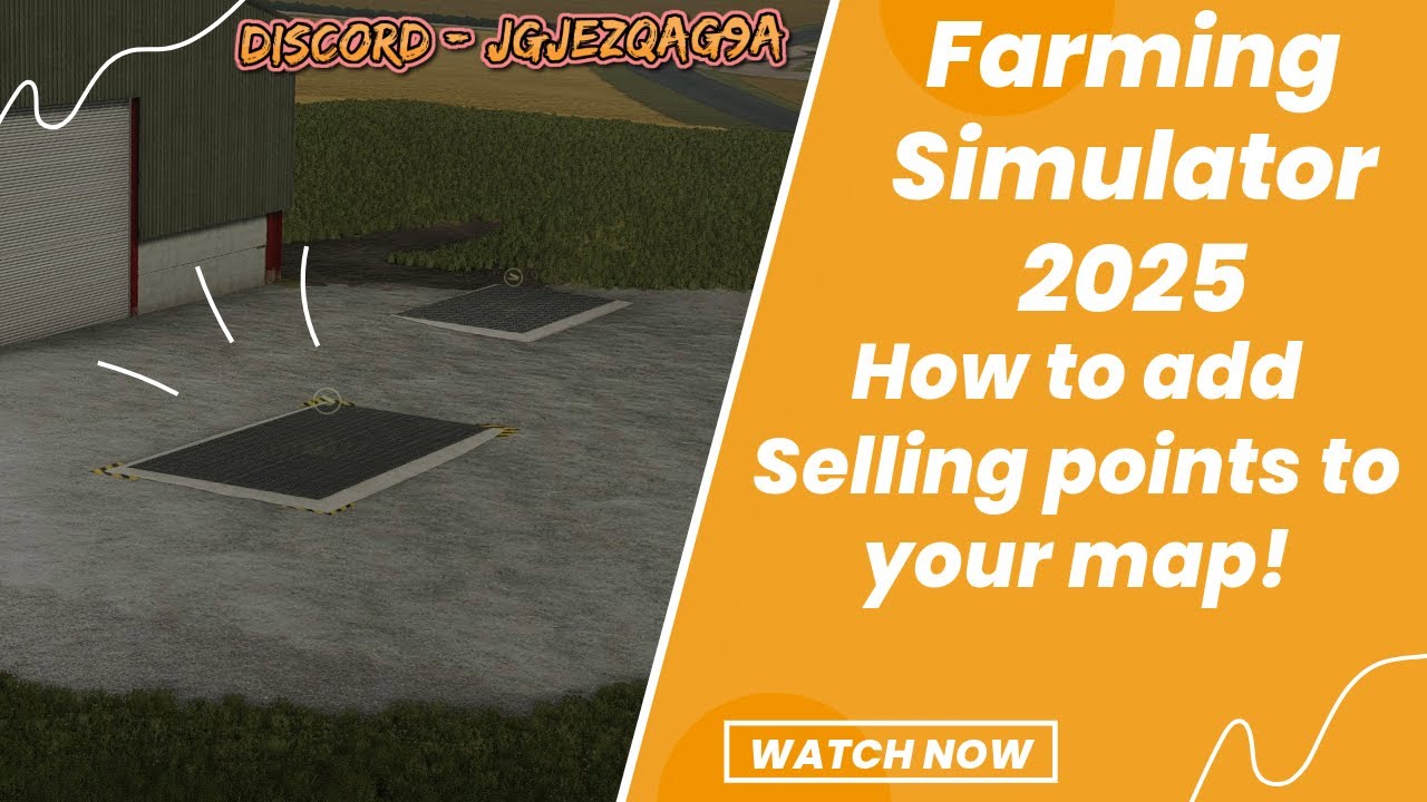 How to add sell points to your FS25 map!
