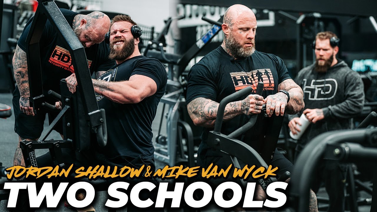 MIKE VAN WYCK & JORDAN SHALLOW TRAIN BACK