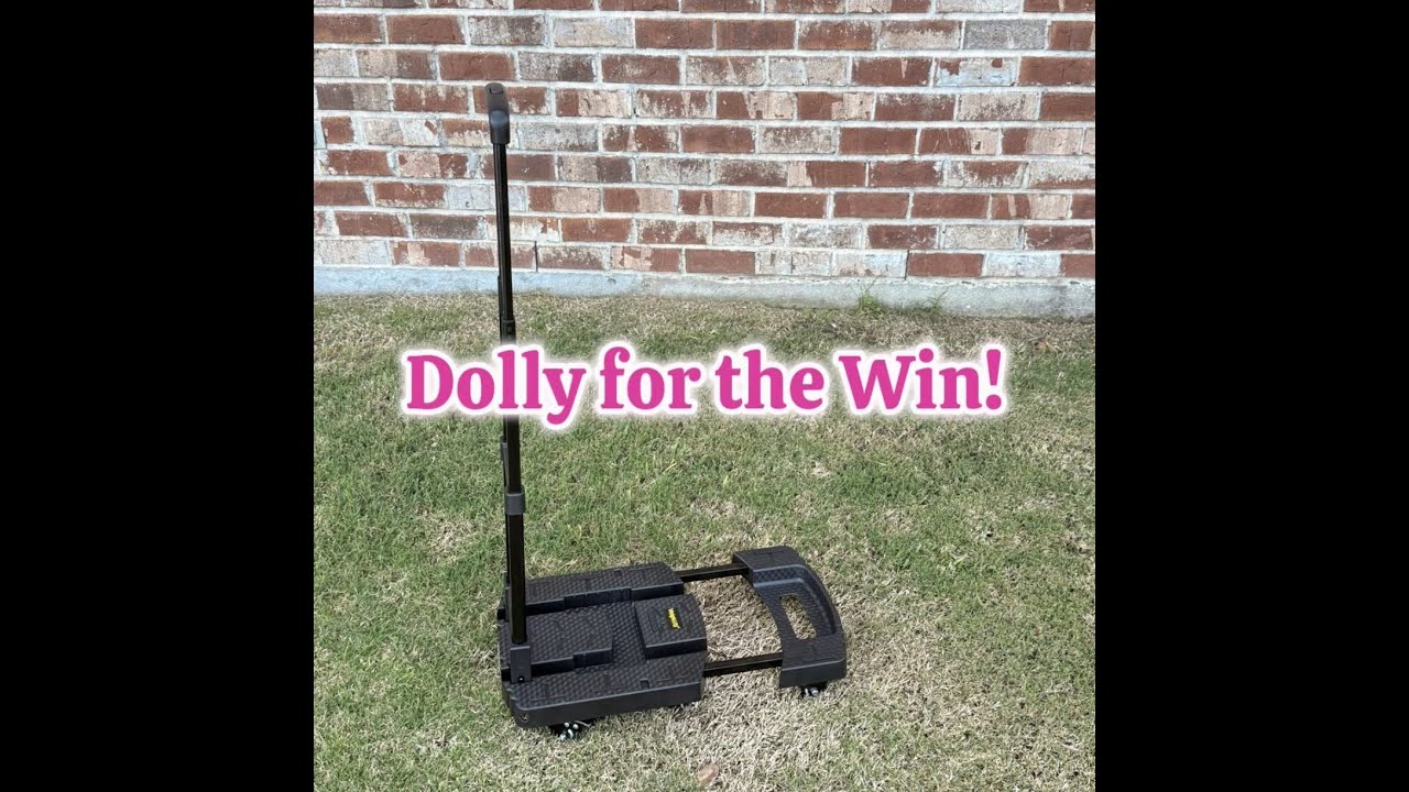 This portable heavy-duty dolly makes hauling effortless #PortableDolly#FoldingDolly#HandTruck