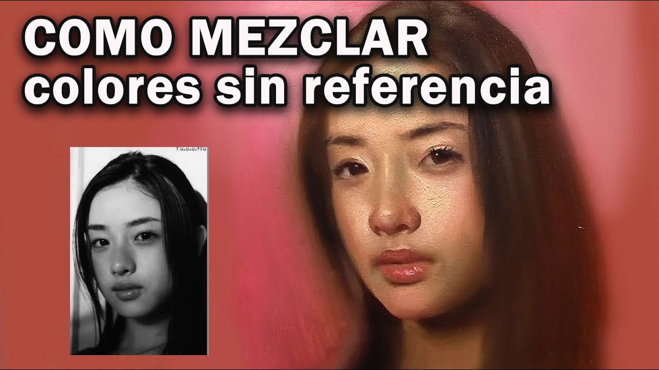 Como pintar un retrato al oleo de una foto en blanco y negro