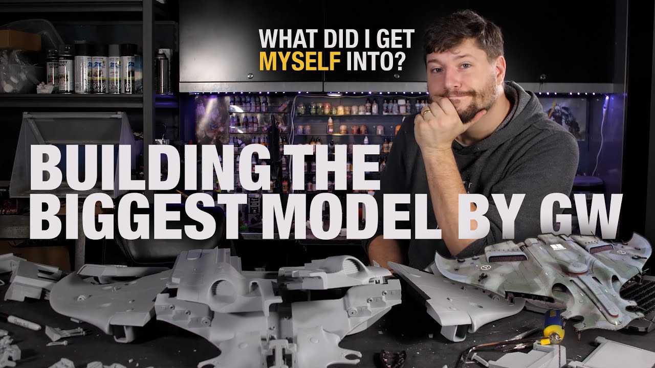 The Manta Saga: Part 1.  Building the biggest model GW makes. What have I gotten myself into.