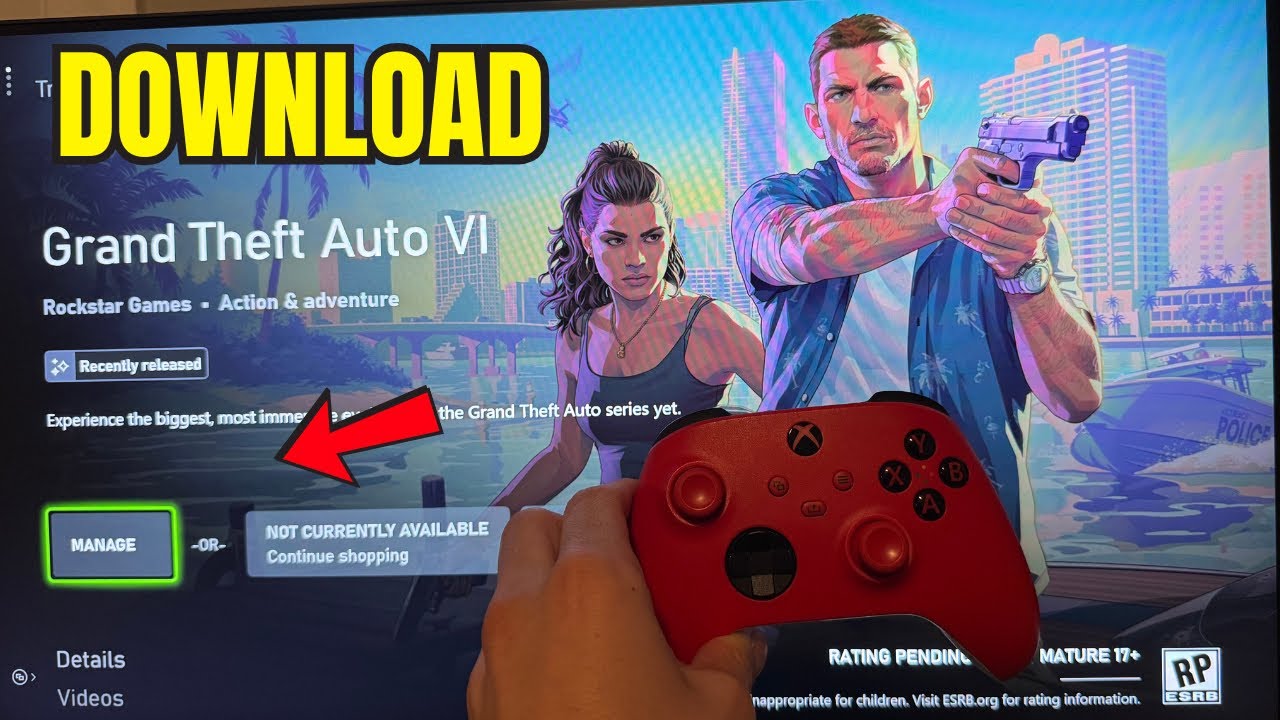 Как установить (скачать) GTA 6 на Xbox Series X/S: руководство! (Руководство по Xbox Series GTA 6)