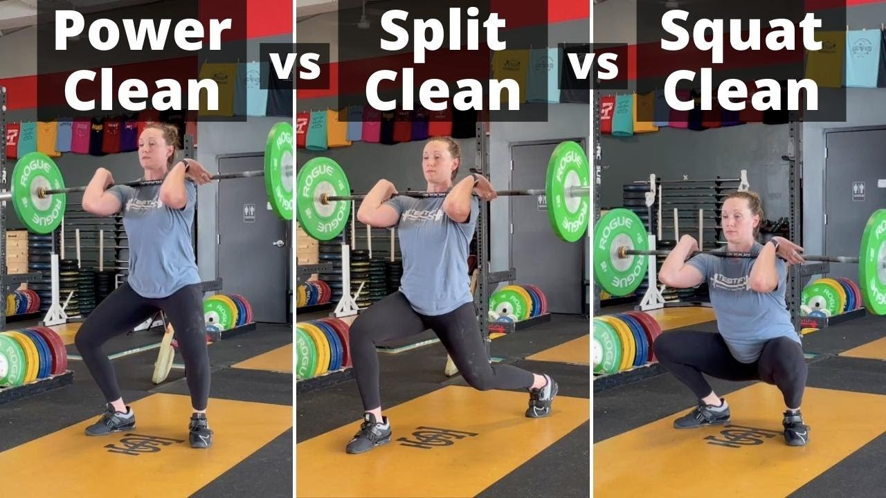 Power Clean vs Split Clean vs Squat Clean: Which One is BEST?
