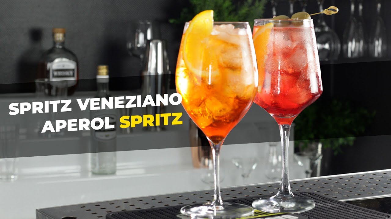 Spritz Veneziano + Aperol Spritz - Coquetéis com o aperitivo Italiano mais famoso  | Bartender Store