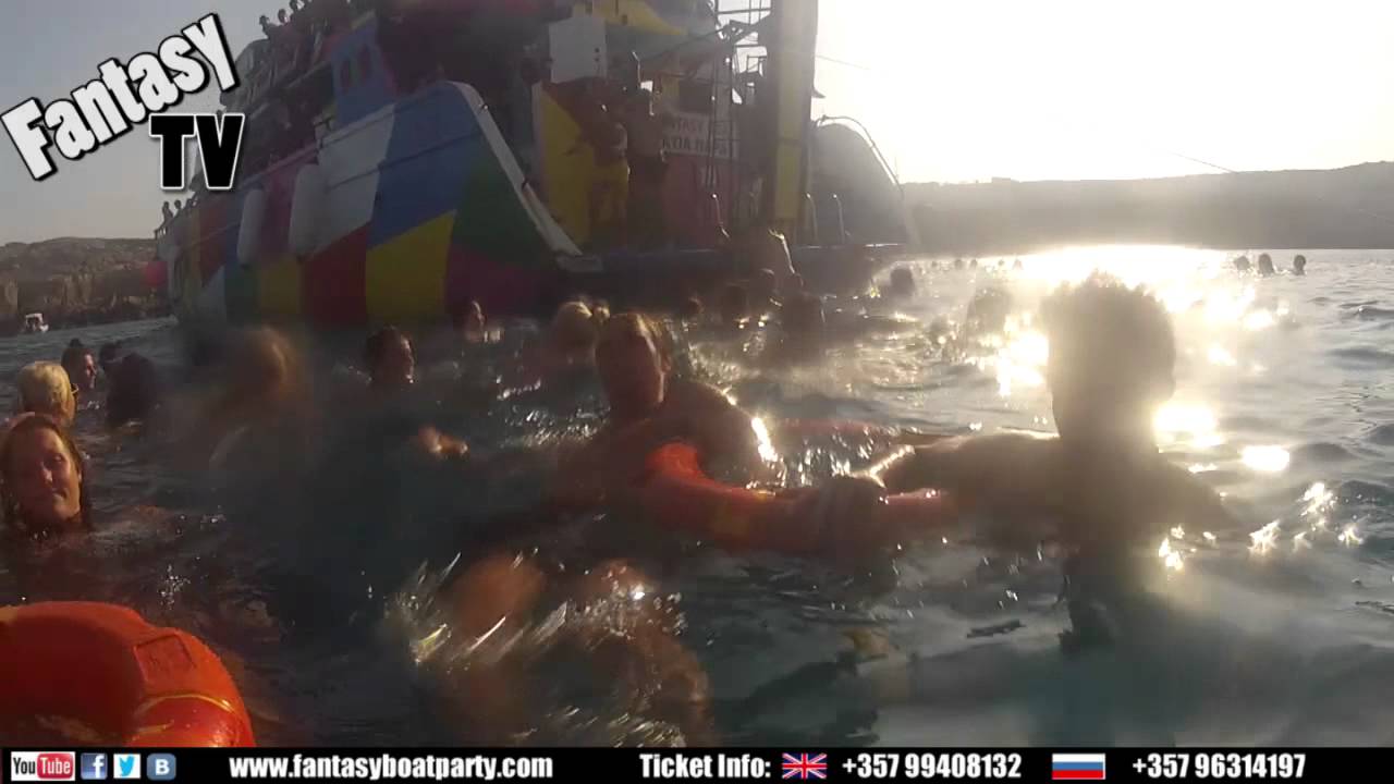 FANTASY BOAT PARTY AYIA NAPA CYPRUS  WEDNESDAY 1ST AUGUST 2012