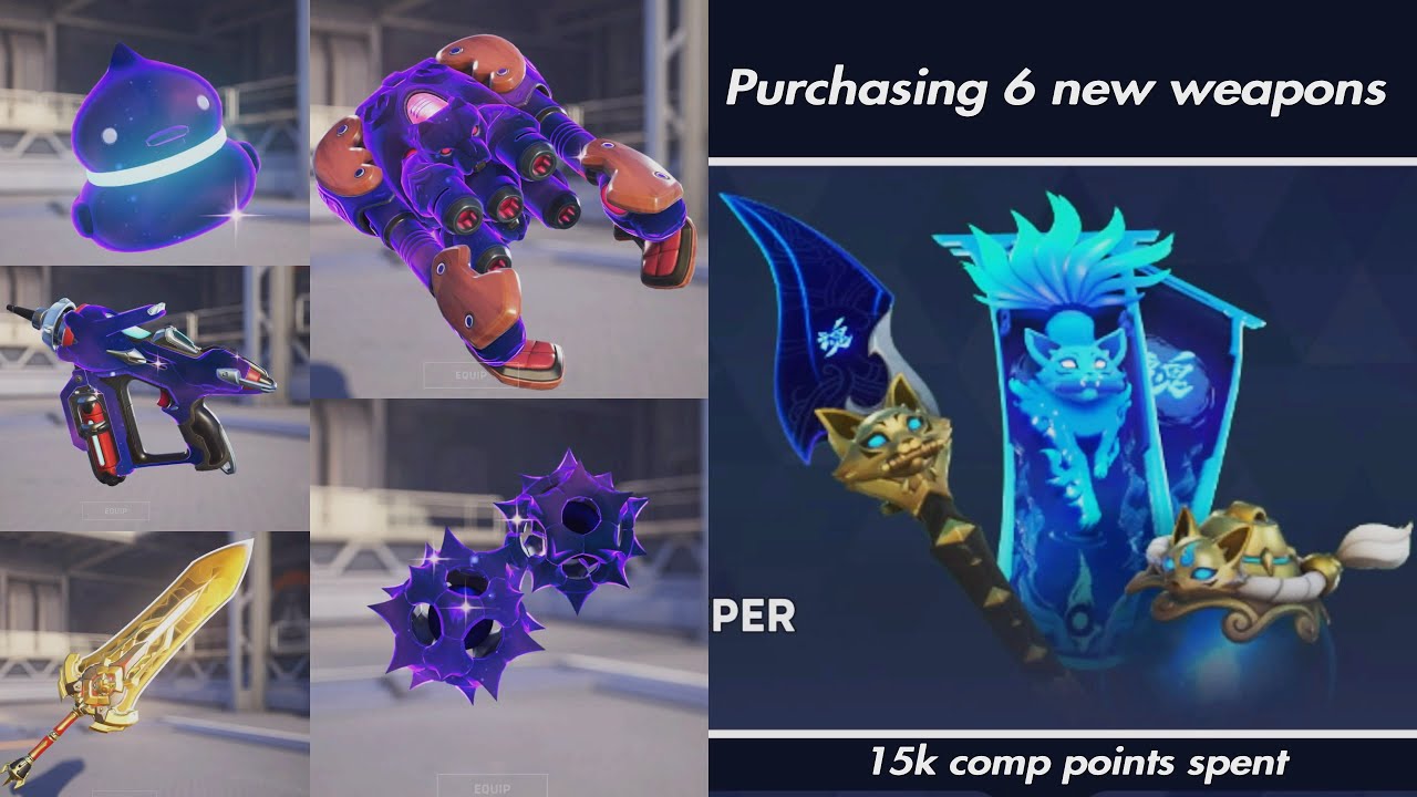 Spending 15k on new weapons plus a mythic gun