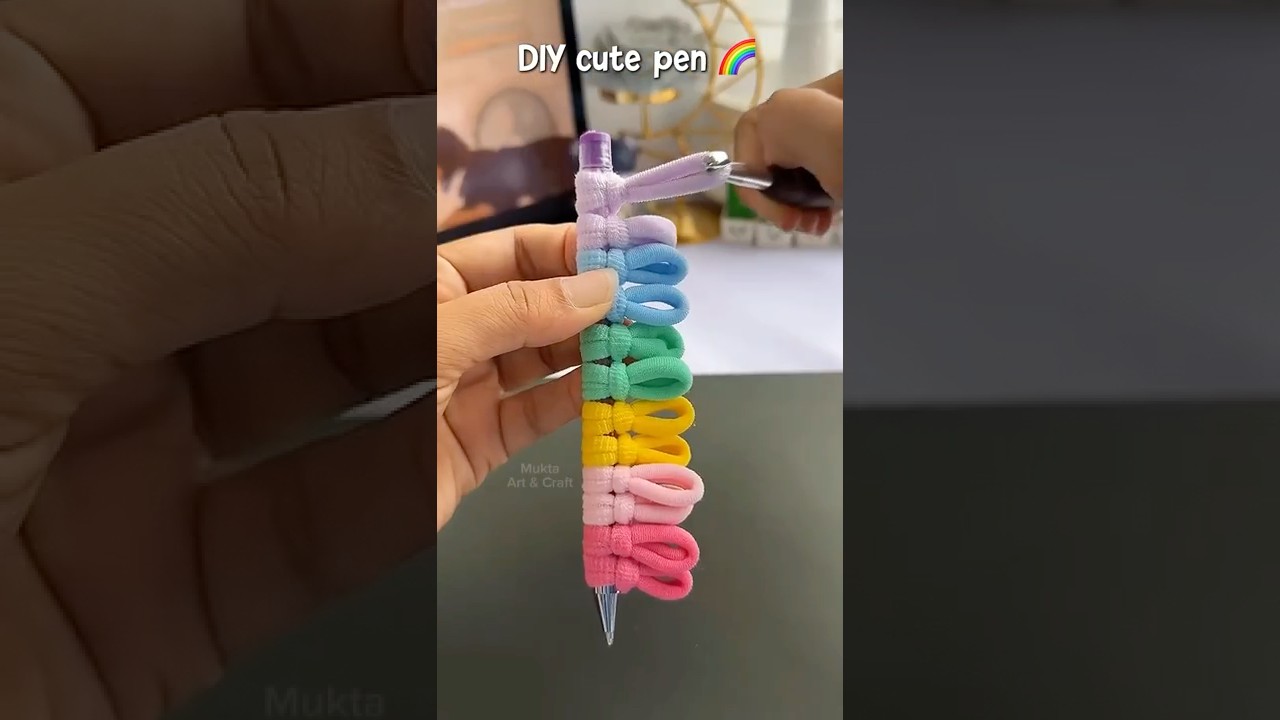 Милые идеи для ручек своими руками🌈✨ #шорты #искусство #ремесло #diy #muktaartandcraft #youtubesh...