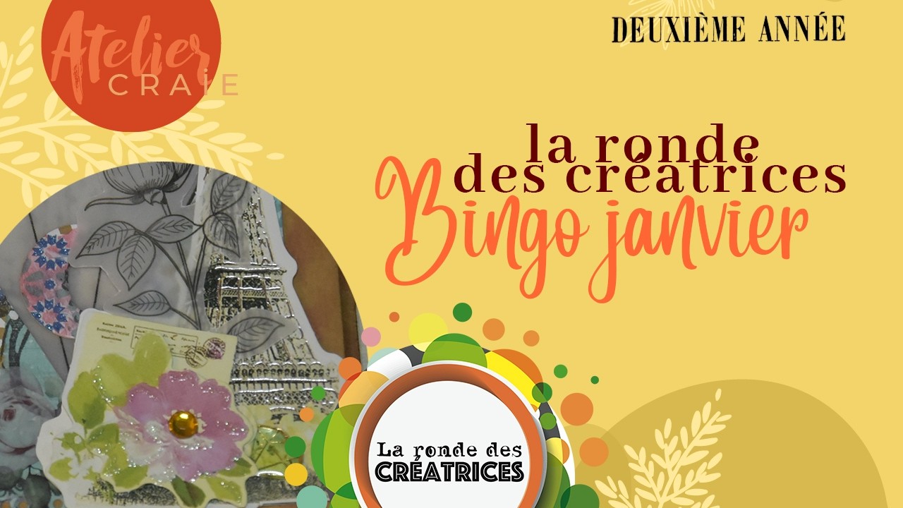 LA RONDE DES CR&Eacute;ATRICES | BINGO JANVIER