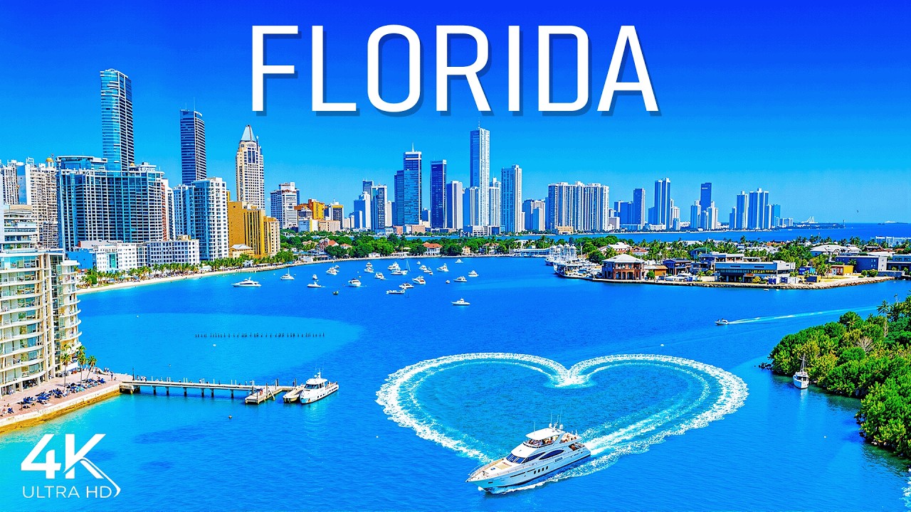 [4K] Florida 🇺🇸 INSANE Turquoise Coast | Miami, Superyachts & Billionaire Beach Paradise ✨