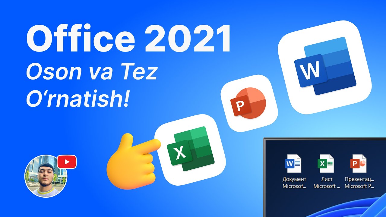 Microsoft Office dasturini O'rnatish 2021