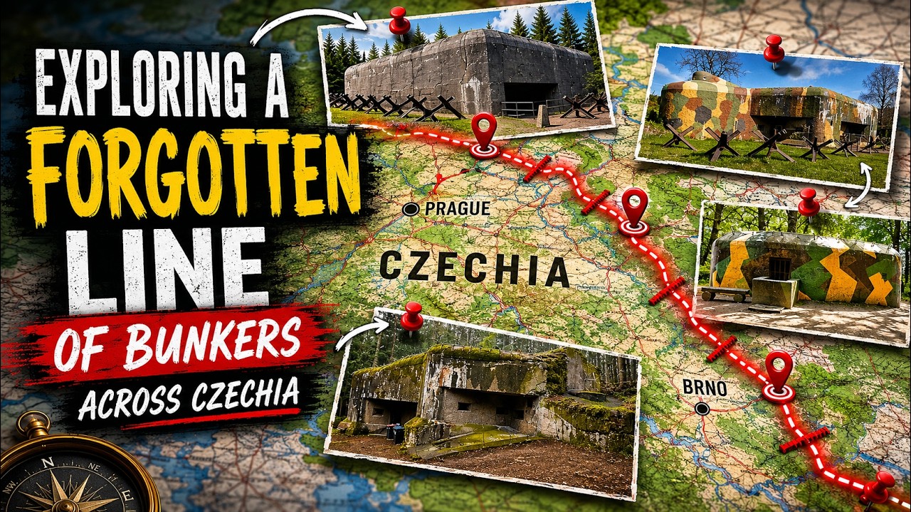 Nazis Never Reached These Bunkers – Exploring Abandoned Military Bunker Line - Czech Republic 🇨🇿
