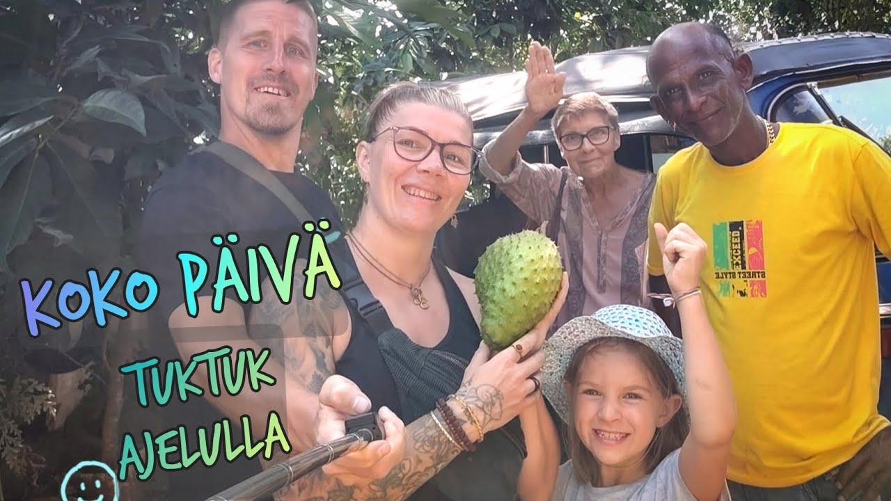 13. Koko päivää tuk tukilla ajelua