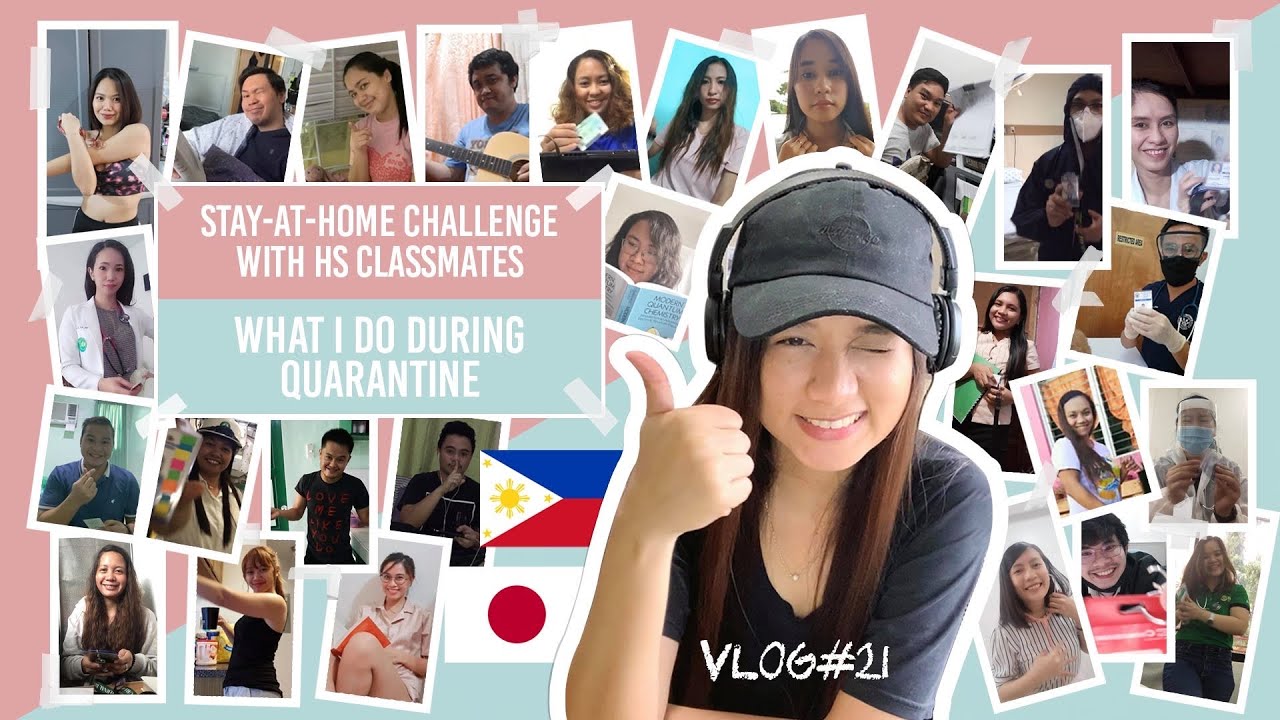 What I Do During Quarantine | Stay at Home Challenge with HS Classmates | Vlog #21