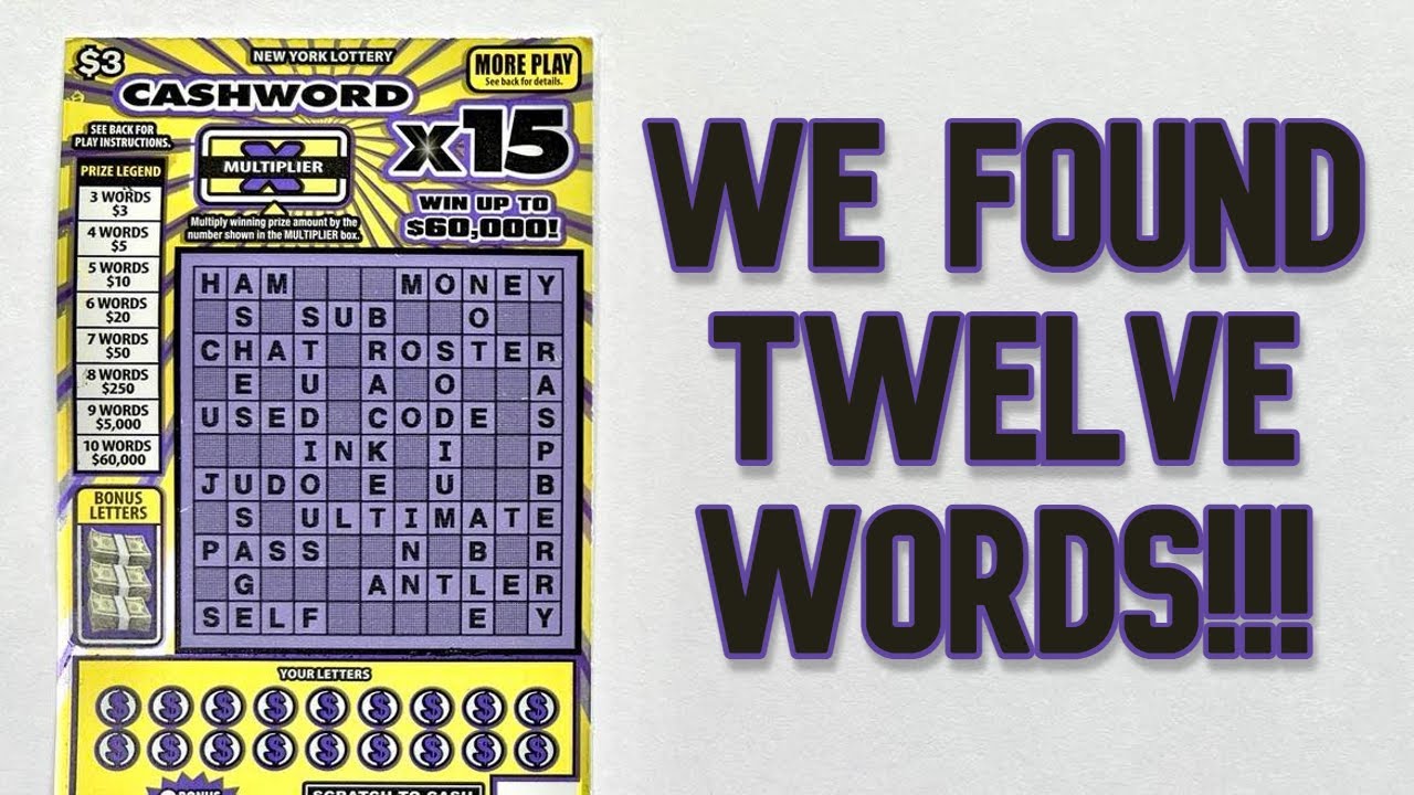 СЛОВА ВЕЗДЕ!!! CASHWORD X15, второй раунд!! Из лотереи штата Нью-Йорк