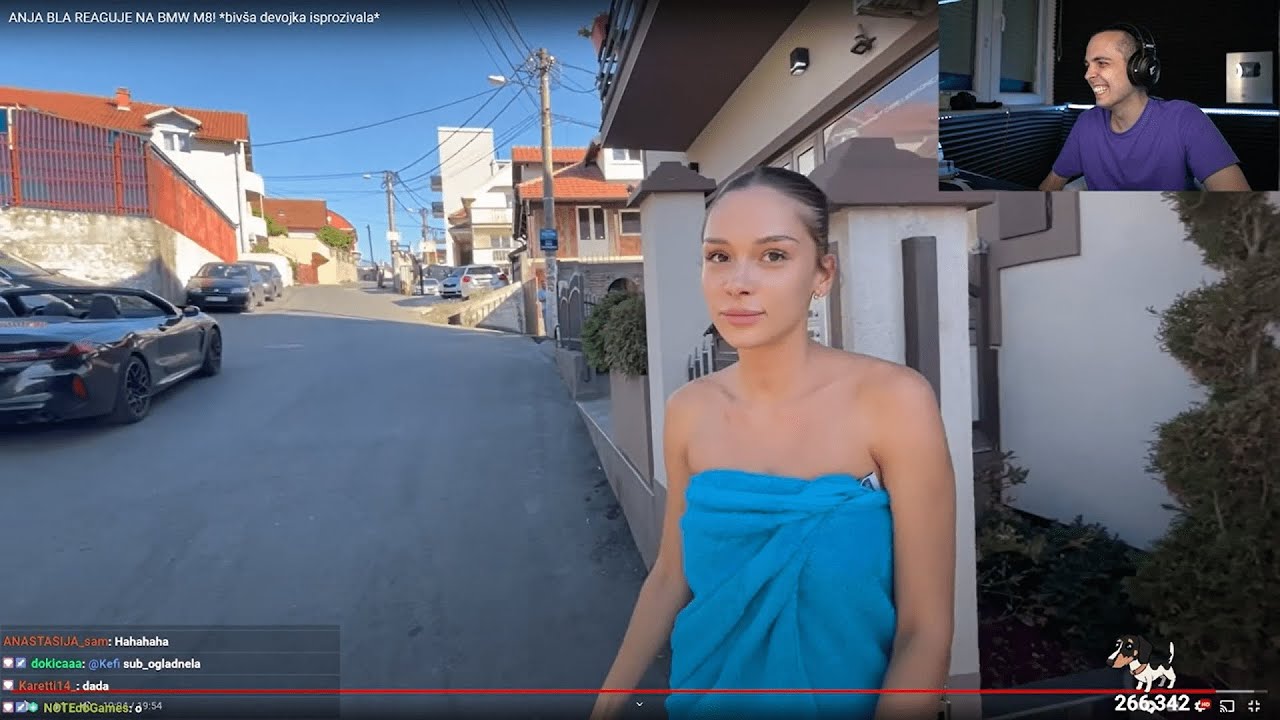 GUH REAGUJE NA BAKIN KLIP - ANJA BLA REAKCIJA NA BMW M8 !!