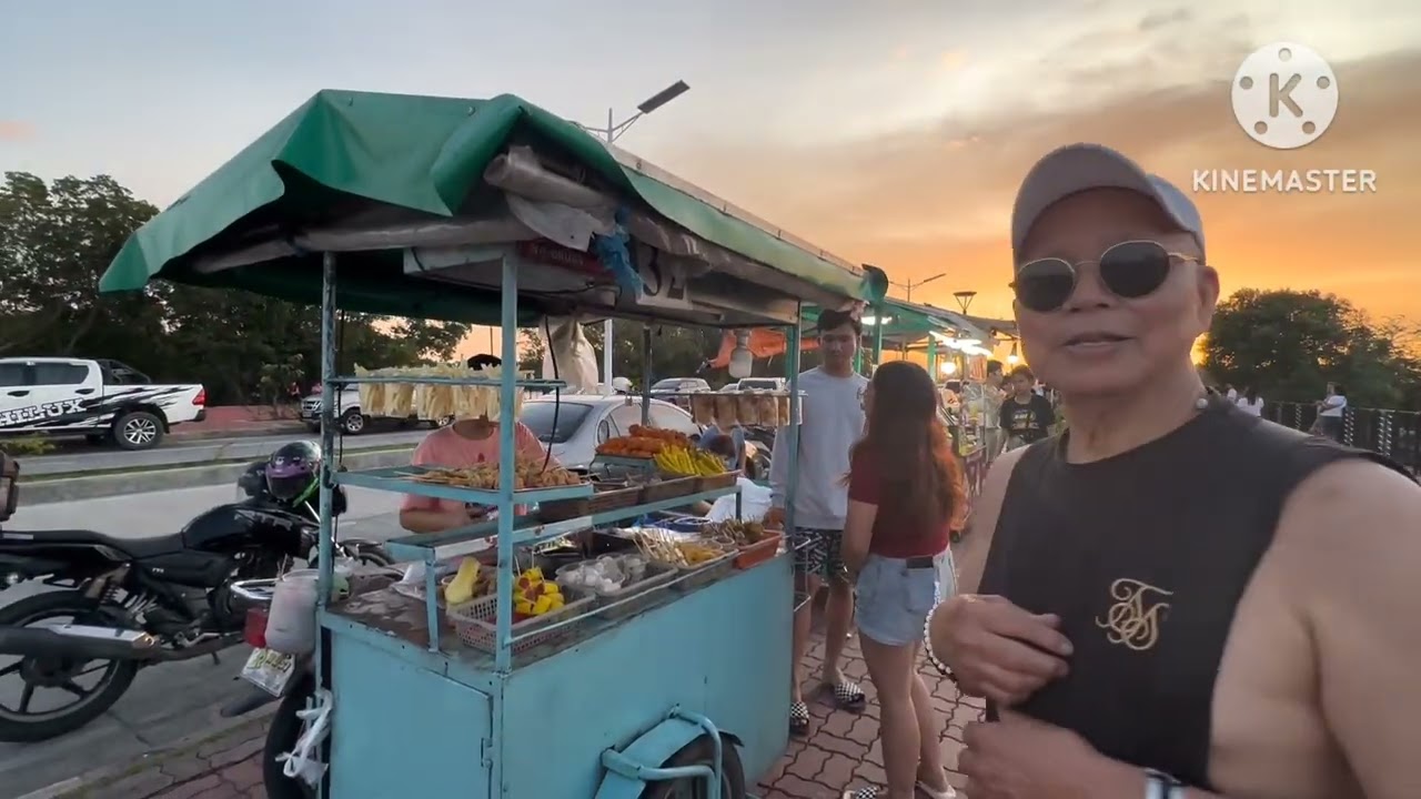 Beautiful Sunset Boulevard Iloilo City Philippines 