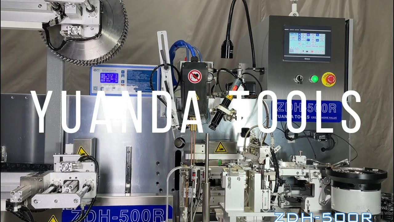 YUANDA TOOLS ZDH-500R Automatic Circular Saw Blade Brazing Machine With Robot Operation Instruction