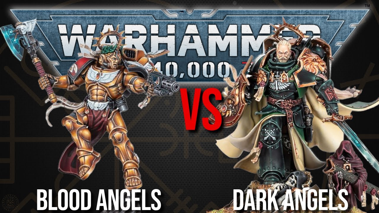 Blood Angels Vs Dark Angels - Tony's LESSON - Warhammer 40k 10th Edition