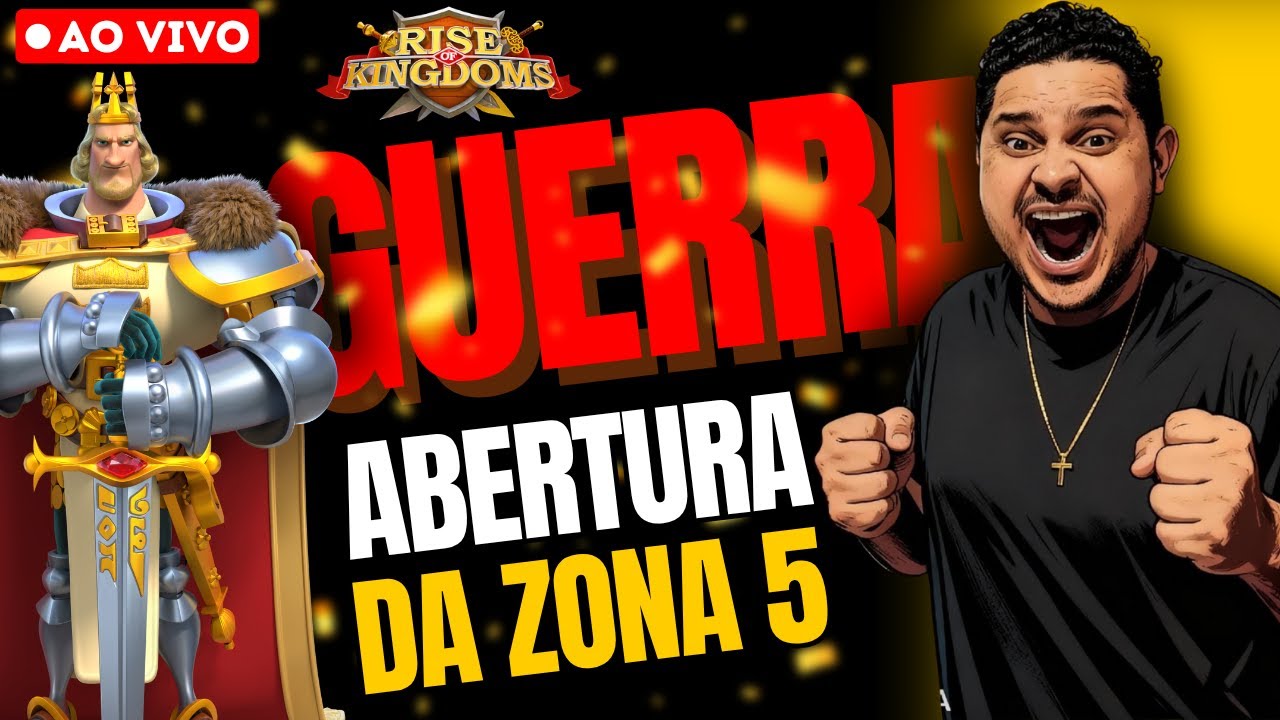 🟡 LIVE | GUERRA NA Z5 INSANIDADE TOTAL KD#3695 - RISE OF KINGDOMS | MarquesRok
