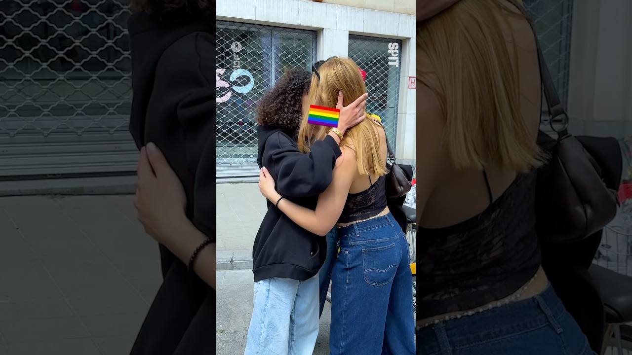 On essaie de trouver l’amour à la Pride 🥰#pride #couple #amour #🏳️‍🌈 #cupidon #love #defi #shorts