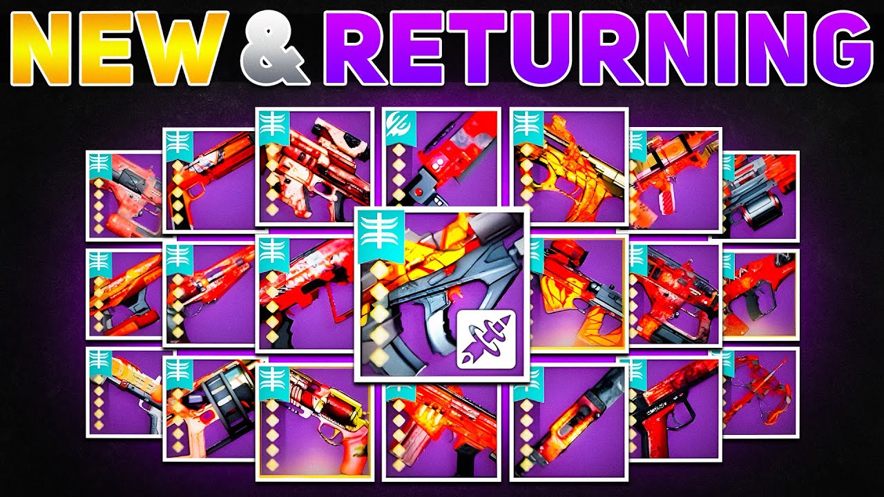 NEW & Returning Renegades Weapons (ALL Perks) | Destiny 2 Renegades