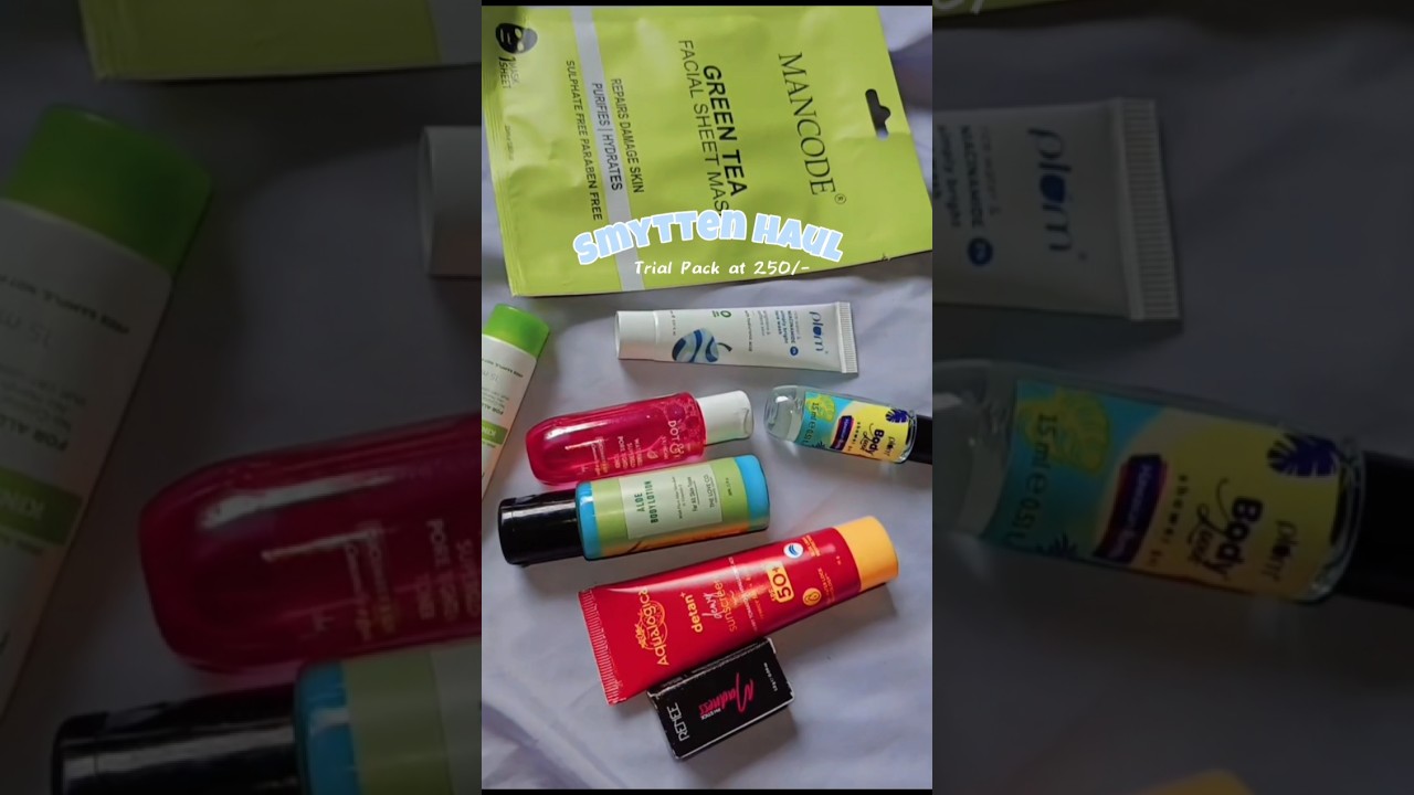 Smytten trial Pack at 250/-   #notpaidpromotion #skincare #smytten #review