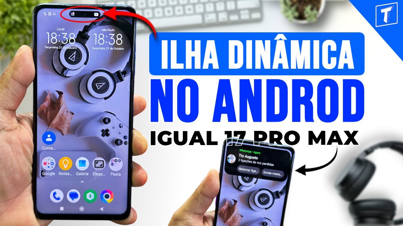 ILHA DIN&Acirc;MICA no Android (IGUAL ao iPhone 17 Pro Max!)
