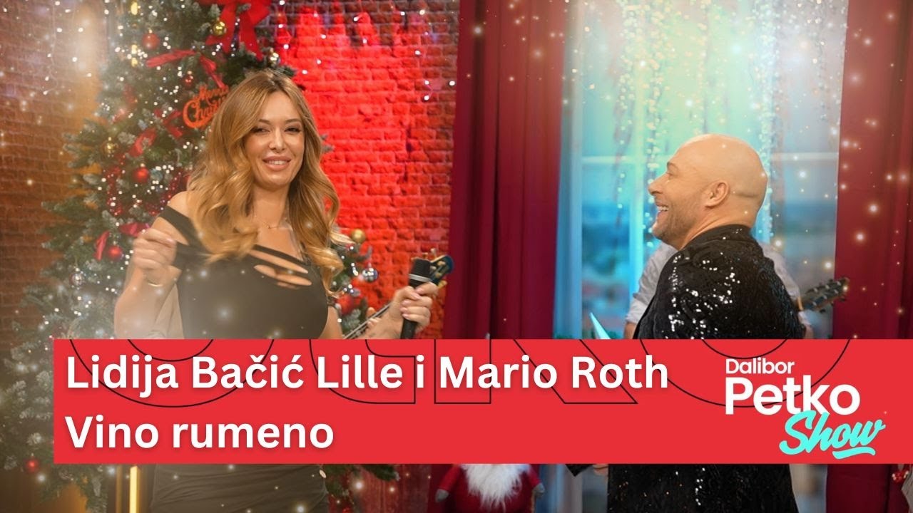 Lidija Bačić Lille i Mario Roth - Vino rumeno | Dalibor Petko Show | CMC TV