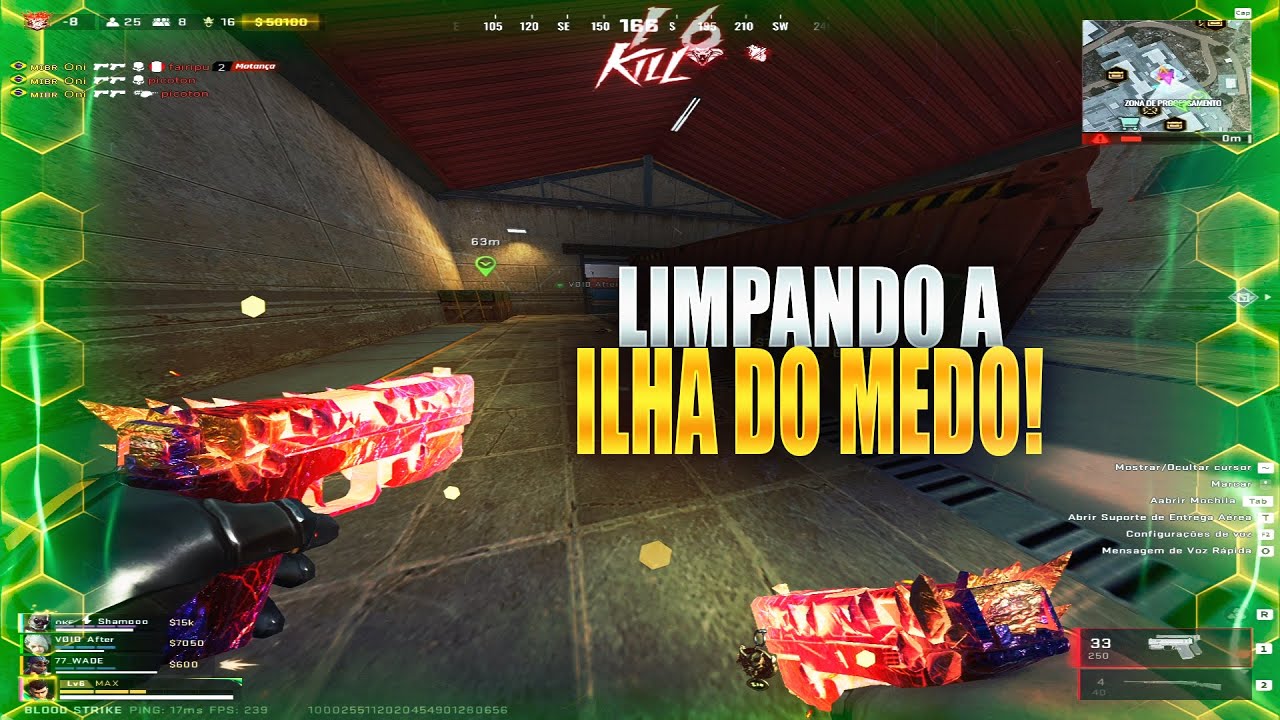 🔥 ILHA DO MEDO DELETADA: 30 KILLS! - Blood Strike