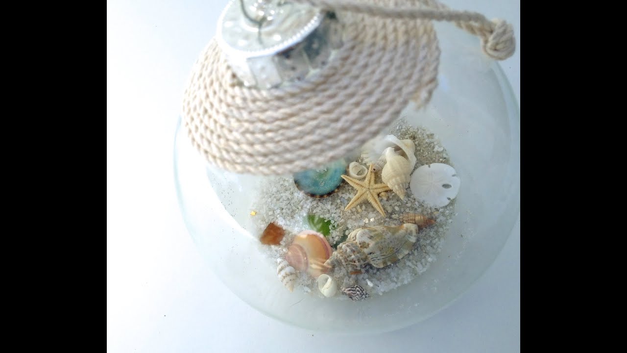 DIY  Seashell Christmas Ornament