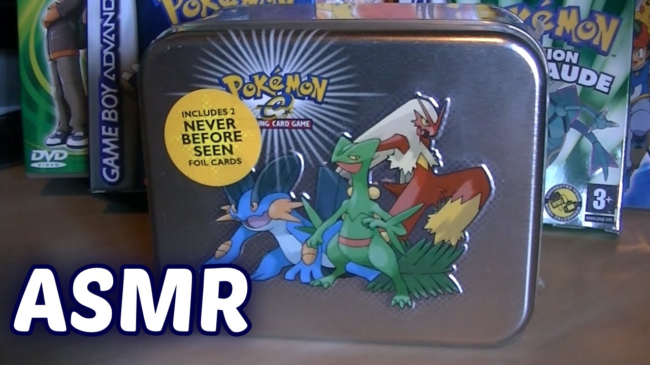 ASMR #1 - Ouverture d'une Pokébox Rubis/Saphir
