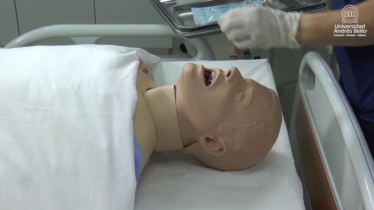Instalación cánula orofaríngea adulto