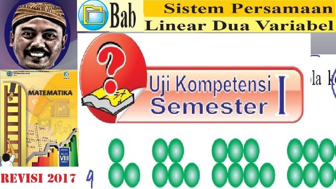 uji kompetensi SEMESTER 1 esai ,  matematika kelas 8 bse k13 rev 2017
