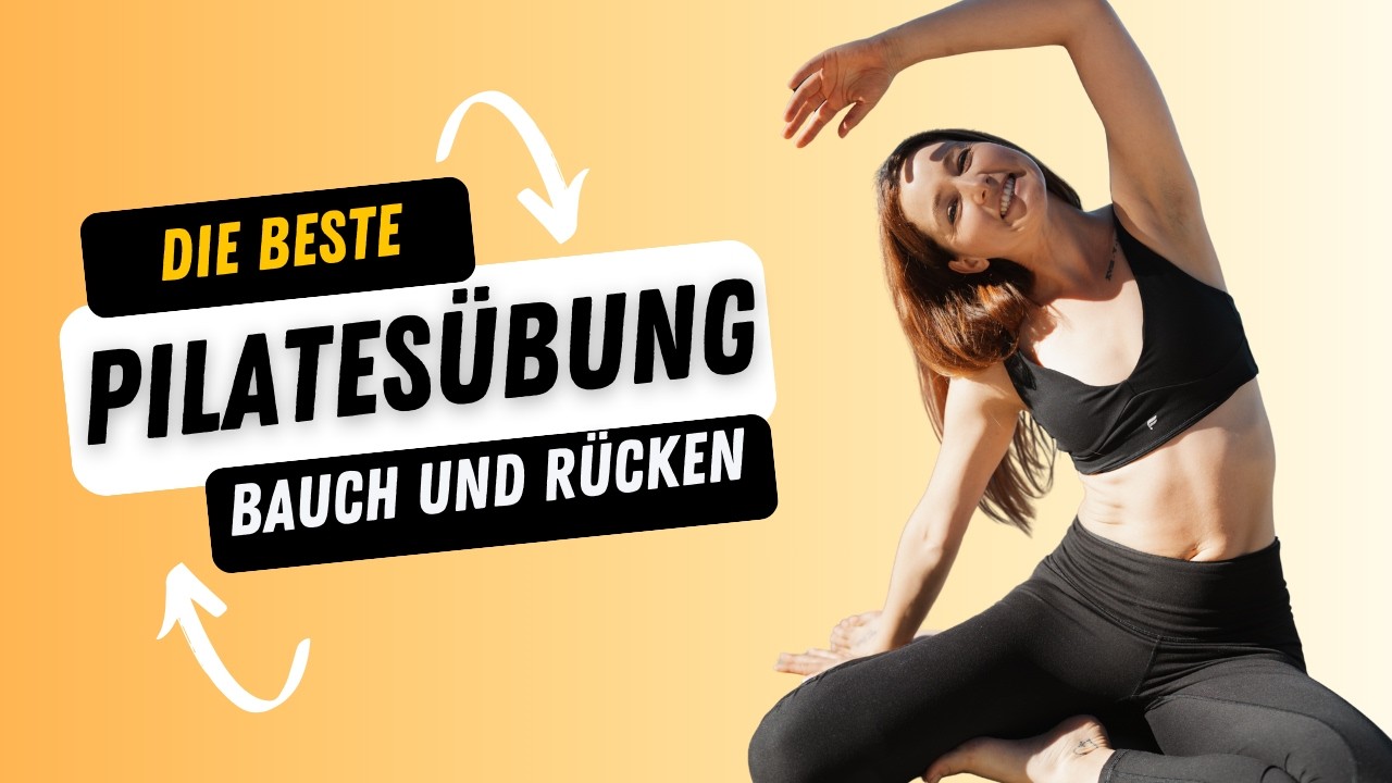 5 Minuten Pilates für Anfänger I Pilatesübungen für Beginner um Bauch und Rücken zu kräftigen