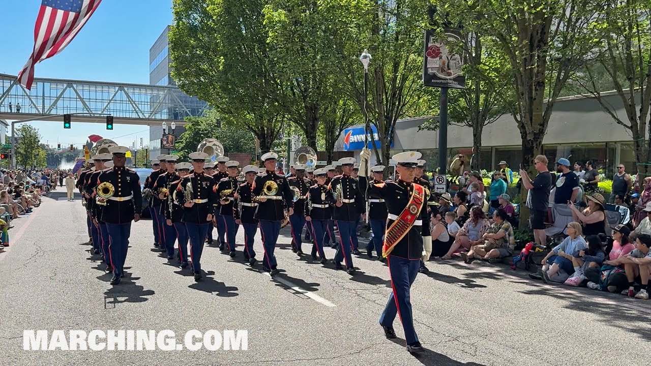 Marine Band San Diego - 2025 Portland Rose Festival Grand Floral Parade