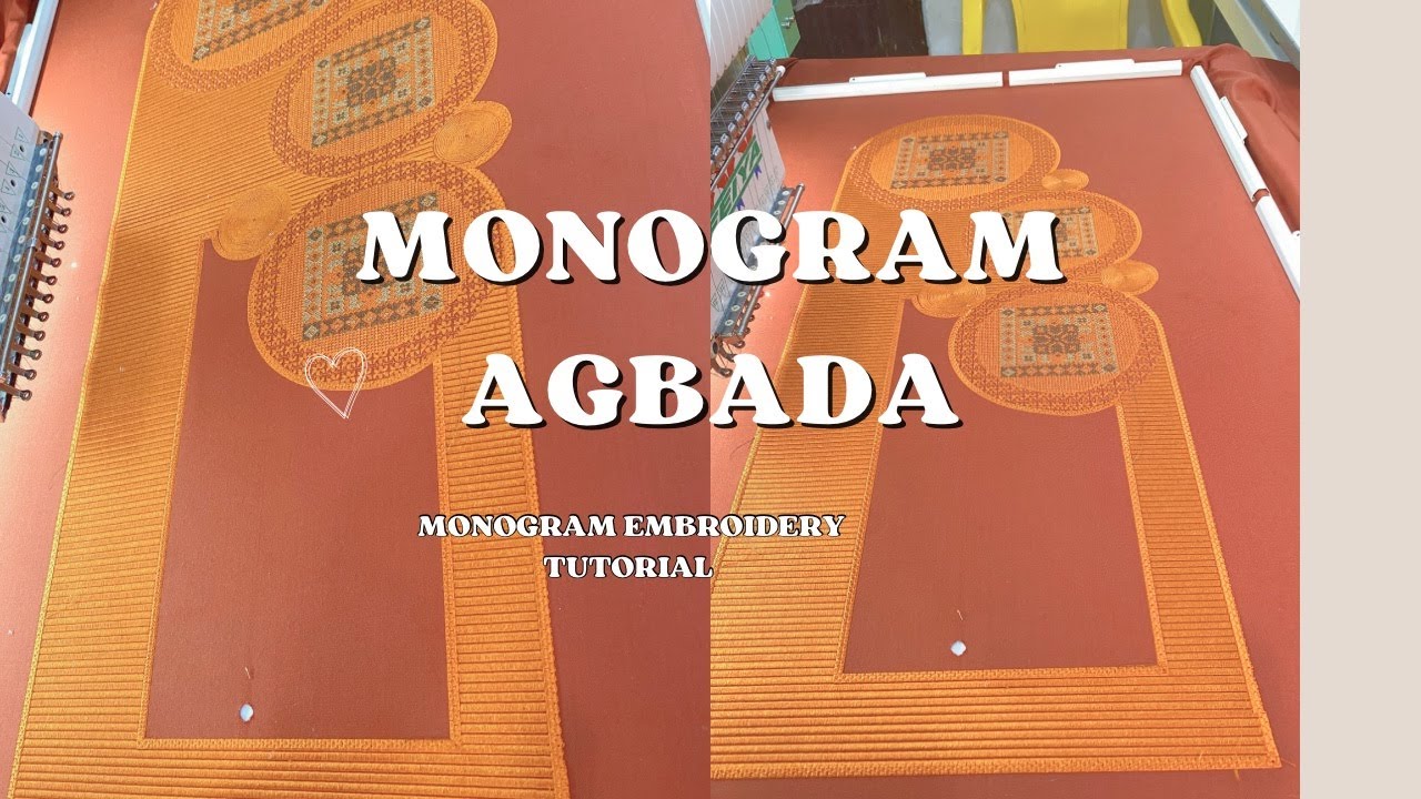 How To Operate The Monogram Machine | Agbada Setup #monogram 