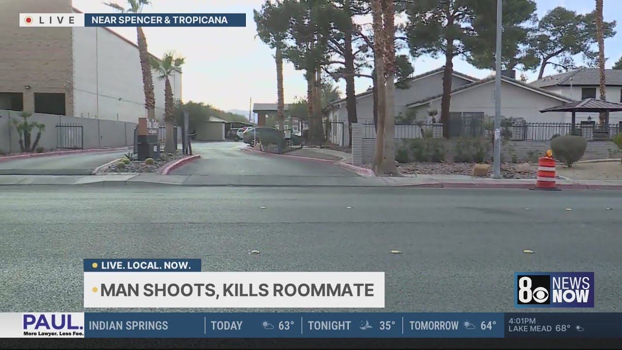 Man shoots, kills roommate in east Las Vegas valley
