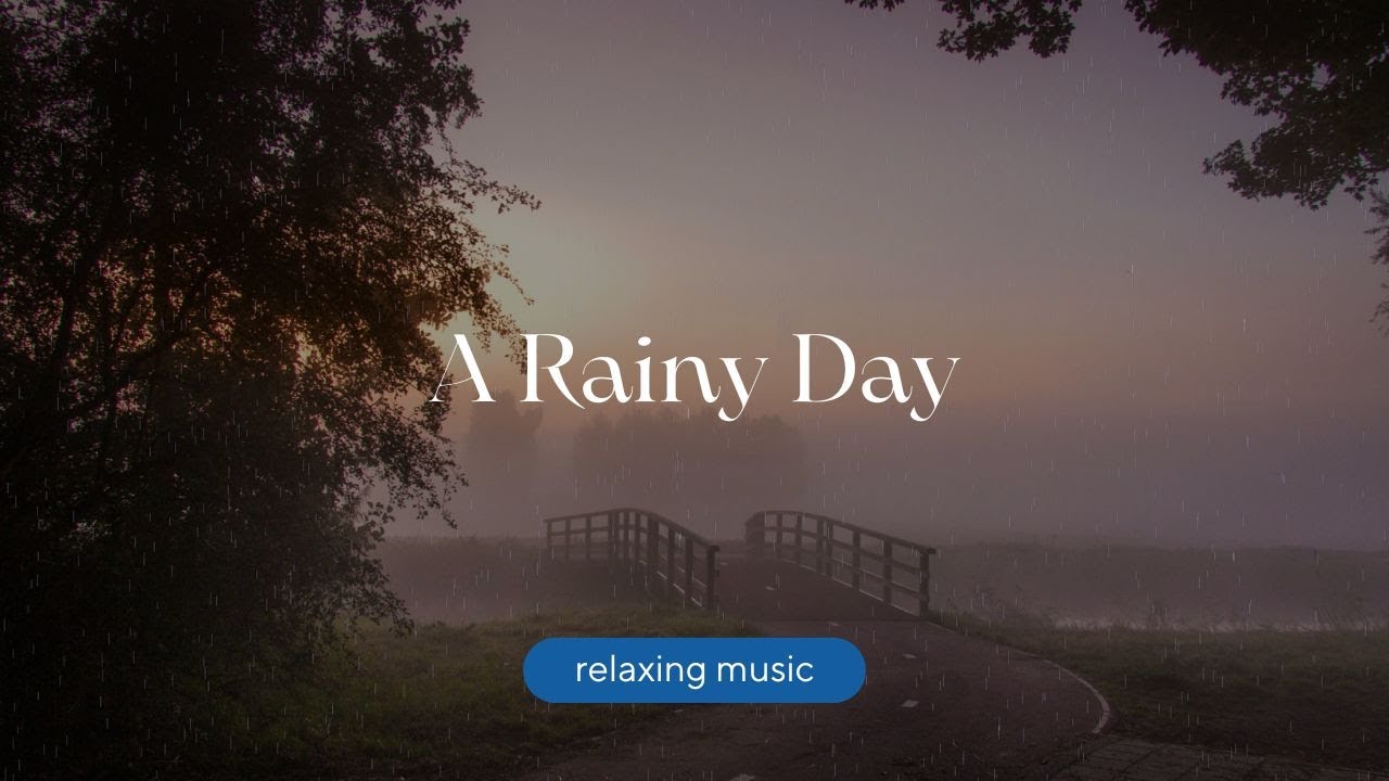 Peaceful Rain & Soft Music 🌧️🎶 | Black Screen 🌧️🎶
