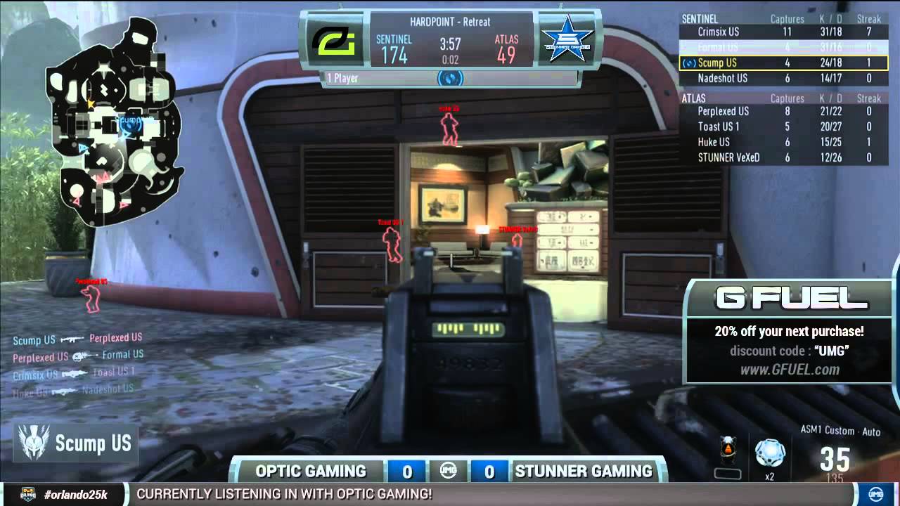 UMG Orlando 25k - Grand Finals Game 1 - Optic Gaming vs. Stunner