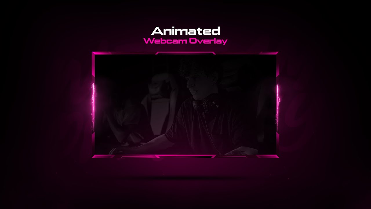 Minimal Webcam Overlay Template for Twitch, Kick & YouTube Streamers