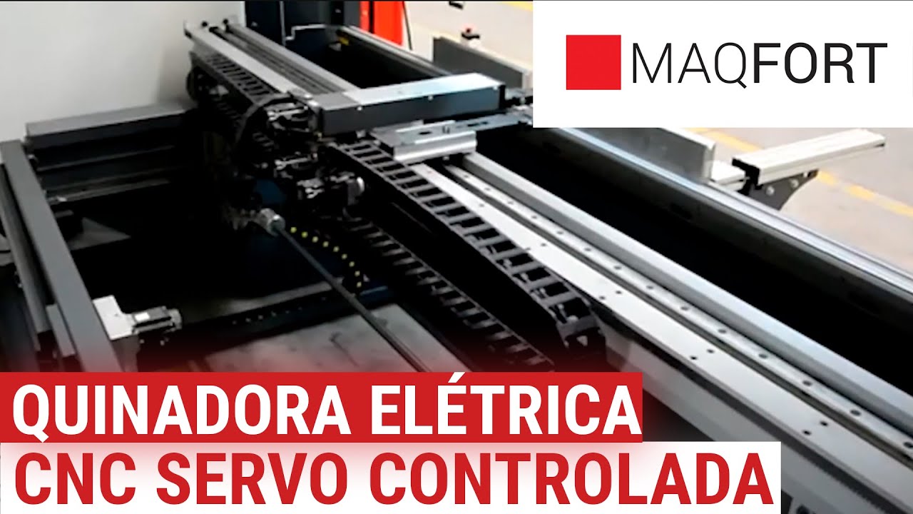 Quinadora / Quinadeira el&eacute;trica CNC servo controlada