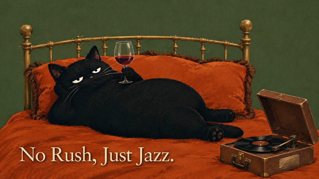 🔴 24/7 Velvet Cat Jazz &ndash; Vintage Noir Jazz for Work, Focus & Quiet Relaxation
