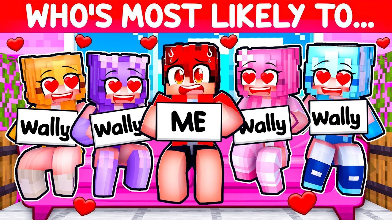 I Played WHO’S MOST LIKELY With MY CRAZY FANGIRLS… (Minecraft)