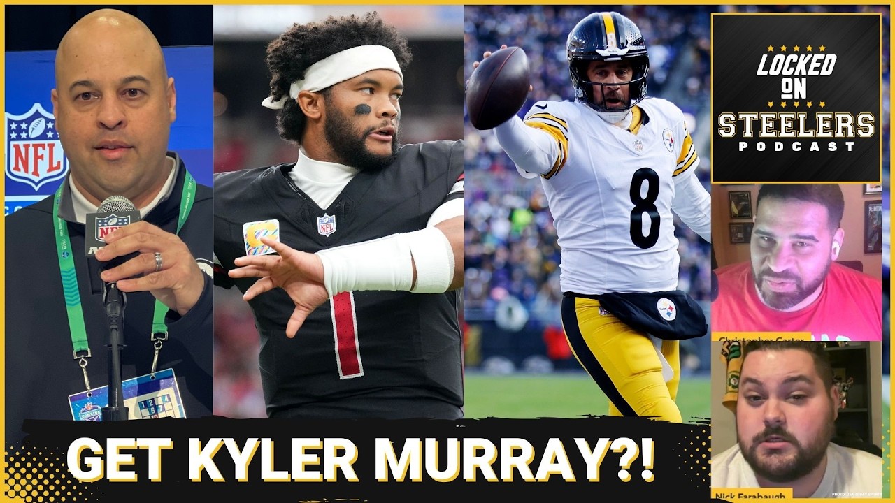 Steelers Better w/Kyler Murray or Aaron Rodgers? QB Carousel Never Ends? | NFL Draft 1st Round Mock